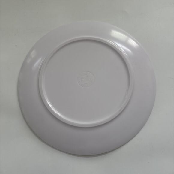 Lot of 2 Gibson Drink Coca-Cola Coke Melamine Dinner Plates Red White Green 10" - Picture 3 of 10